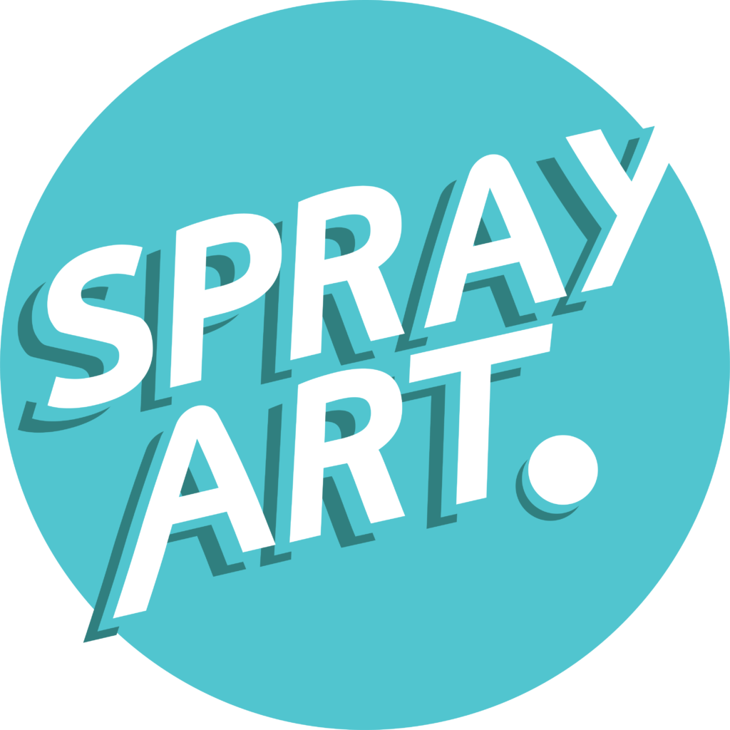 logo spray art